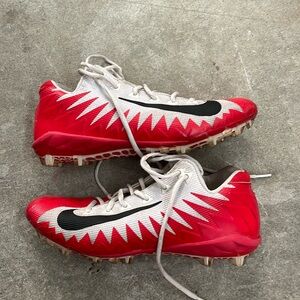 Red Nike Football Cleats.